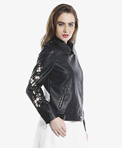 dj & c by fbb floral embroidered biker jacket