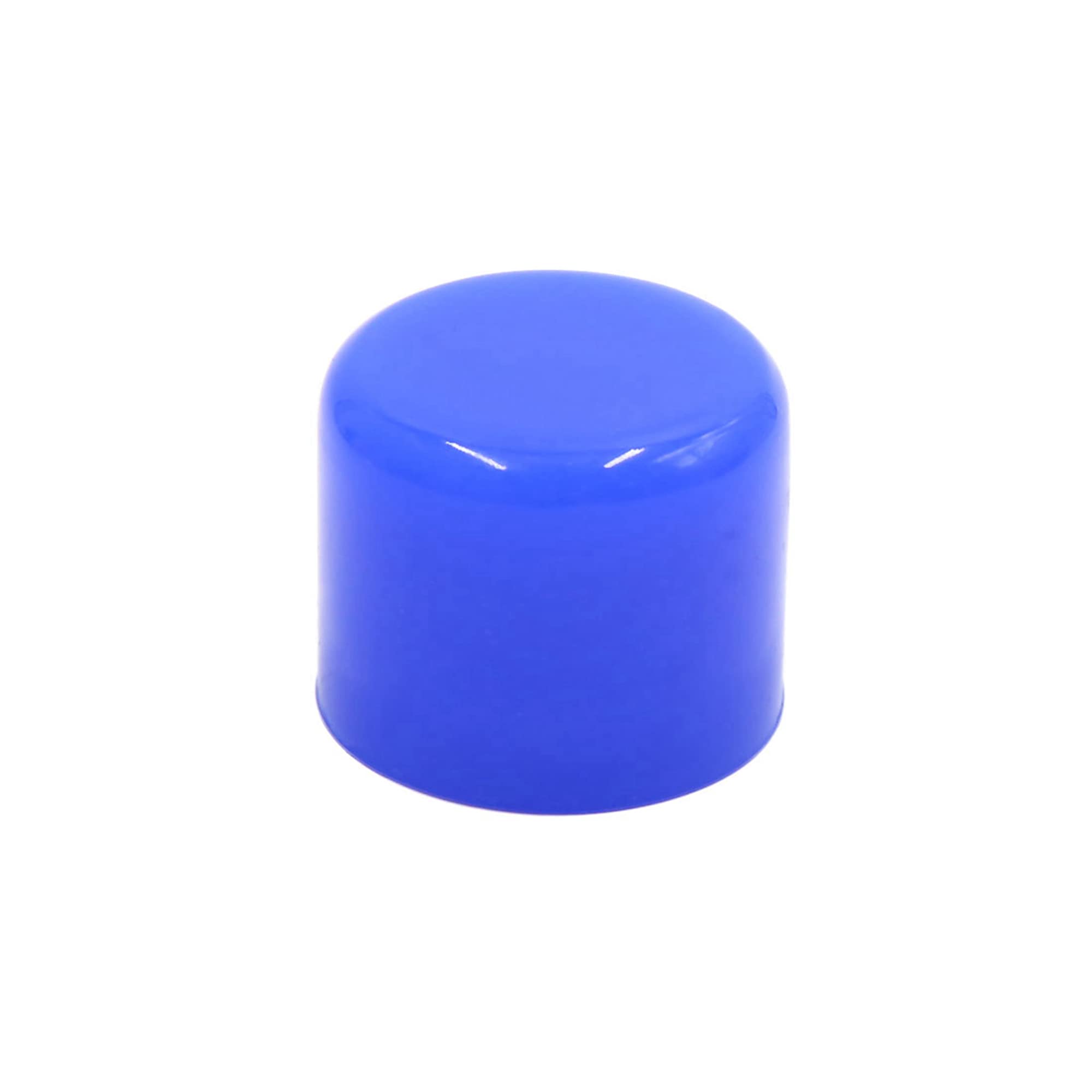 sourcingmap 25mm 1" Silicone Blanking Cap Intake Vacuum Hose Tube End Bung Blue