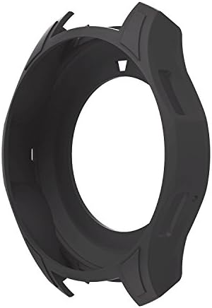 Yangems Case For Gear S3 Frontier SM-R760 Smartwatch Case Cover, Shock-proof and Shatter-resistant Protective Silicon Cover Case for Samsung Gear S3 Frontier SM-R760 Smartwatch (Black)
