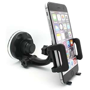 Car Mount Windshield Phone Holder Swivel Cradle Window
