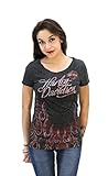 Harley-Davidson Womens Ride with Passion Flames Shirt