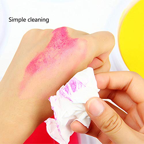 Washable Large Ink Pad DIY Colors for Kids Craft Finger Print Inkpads Rubber Stamps (9 Colors)