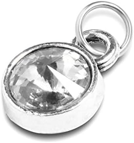 IMEIM Jewelry Extra Birthstone Charm for Necklace Bracelet Custom Small Pendant