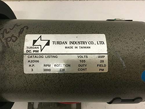 True Fitness 3 HP DC Drive Motor with Mount A2D06 Works TM30 M30 Treadmill (Certified Refurbished)