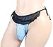 aishani Sissy Pouch Panties Men's G-String Bikini Briefs Jock Thong Girly Knickers Lingerie Male Underwear Sexy for Men-SidesTie (XXXL, Blue)