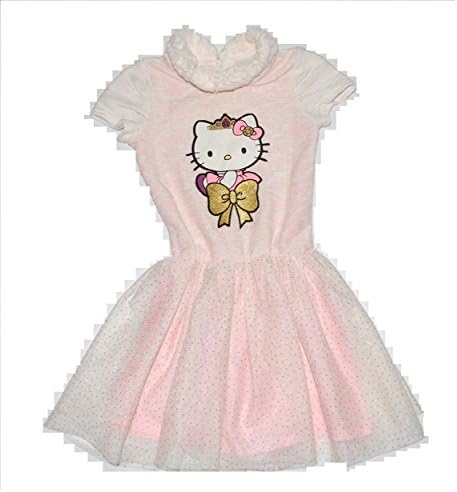 Evy of California Hello Kitty Little Girls' mixed Print Graphic Dress 5
