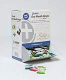 Hager Pharma Dry Mouth Drops; Sugar-free Only Sweetened with the Natural Sweetener Xylitol: Dispenser Box of 156 Pieces of Assorted 3 Flavors (Mint, Melon, Cherry)