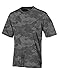 Duofold Boys' Big Double Dry Short Sleeve Tee, Stone Gray Camo, L