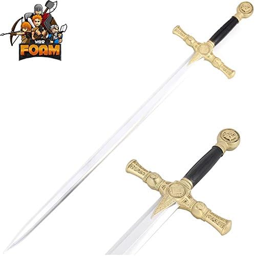 WarFoam Foam Padded Mason Knights Templar Crusader Sword Costume Prop Cosplay