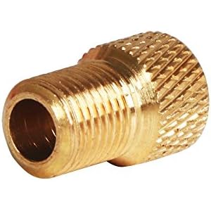 Brass Pump Adaptor Presta Valves Converter Schrader Valves Adapter --- Great for Bike Bicycle