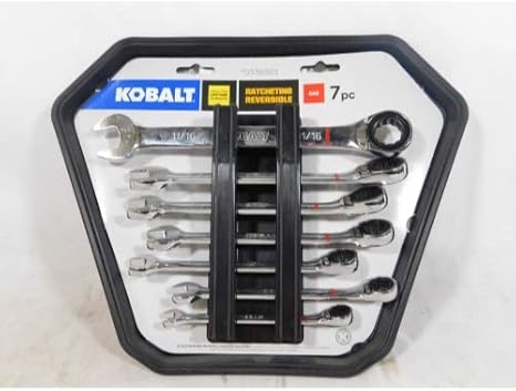 Kobalt 7 Piece Standard Ratchet Wrench Set Sae Amazon Com