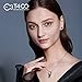 T400 Jewelry Set for Women Blue Crystal Butterfly Pendant Necklace and Earrings Set Gift for Her