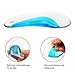 Hicarer Arch Support Insoles Cushions for Flat Feet, Adhesive Arch Pad for Women and Men, 6 Pairs (Transparent, Blue and Beige)