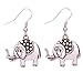 YAZILIND Retro y Cute Elephant Dangle Hook Earrings
