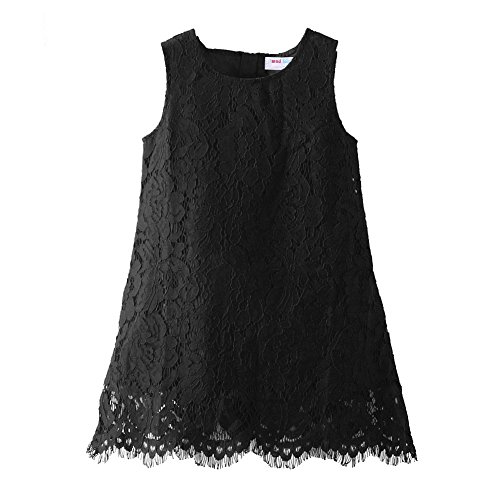 Mud Kingdom Toddler Girl Dress Black Lace 3T