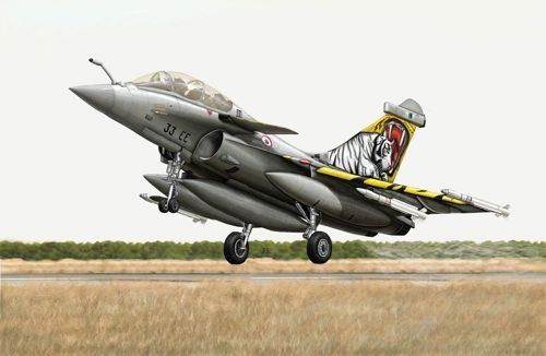 Trumpeter French Rafale B Fighter Model Kit (1/144 Scale)