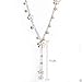 Cafurty Fashion Women Pearl Flower Sweater Chain Long Pendant Necklace New Jewelry