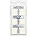 Glade Wax Melts Air Freshener, Scented Candles with Essential Oils for Home and Bathroom, Pure Vanilla, 6 Count, Pack of 8