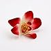 FLOWER 30pcs/lot Artificial Silk Orchid Heads for Wedding Decoration DIY Wreath Gift Scrapbooking Craft Supplies Fake (Purple)