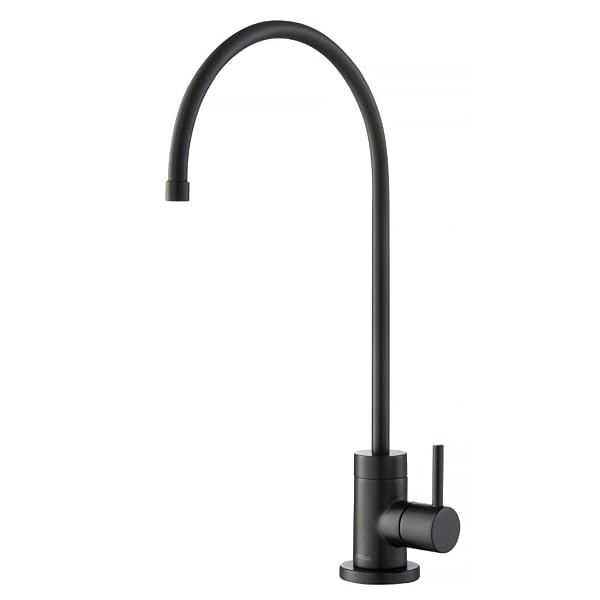 KRAUS PURITA 100% LEAD-FREE KITCHEN WATER FILTER FAUCET IN MATTE BLACK, FF-100MB