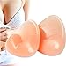 Silicone Bra Insert V-Shaped Breast Enhancer Waterproof Chest Enhancement Push Up Pads for Bra/Bikini, Skin