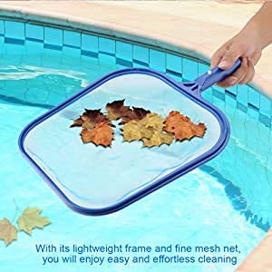 Tee Vee Hot Tub Skimmer Swimming Pool Cleaning Leaf Skim Net Pool Hand Leaf Skimmer Net for Cleaning of Spas and Fountains