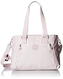 Kipling Angela Metallic Convertible Satchel, Whimsical Pink