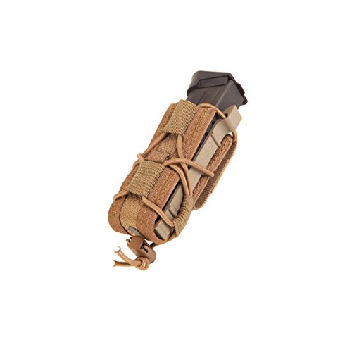 HSGI Belt Mount Pistol TACO Single Magazine MAG Pouch - Coyote Brown, Two Pack