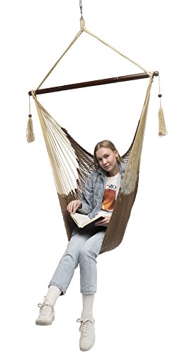 Krazy Outdoors Mayan Hammock Chair Large Cotton Rope Hanging