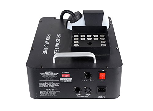 Led Fog Machine,1500w Upward Spray Smoke Machine, With 24x3w 3in1 Led,Wireless Remote Control,Use For Disco, Ballroom, KTV, Bar,Club, Party, Wedding - Thumbnail 2