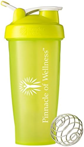 Pinnacle of Wellness Blender Bottle Classic Loop Top Shaker Cup, 28 oz.