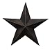 CWI Gifts Barn Star Wall Decor, 24-Inch, Antique Black primary