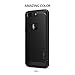 Ringke Onyx Compatible with Oneplus 5T Case Resilient Strength/Attached Dust Cap Flexible Durability, Durable Anti-Slip, TPU Defensive Case for Oneplus5T- Black