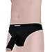 Semboon Men's Long Bulge Open Penis Sleeve Cock Glove Briefs Bikini Underwear