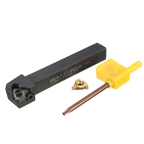SER1212H16 100mm Lathe Thread Turning Tools CNC Threading Tools Lathe Machine Tool Holder w/16ER Insert T15 Spanner