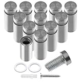 Luomorgo 12 Pcs 1/2" x 1.18" Stainless Steel