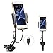 AUOPLUS Cigarette Lighter Phone Holder Car Mount Charger 3.1A Dual USB Ports with Built-in Charging Cord for Android