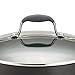 Anolon Advanced Hard Anodized Nonstick Sauce Pan/Saucepan with Lid, 4.5 Quart, Gray