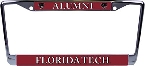 Florida Institute Of Technology Alumni Glossy Print Chrome License Plate Frame
