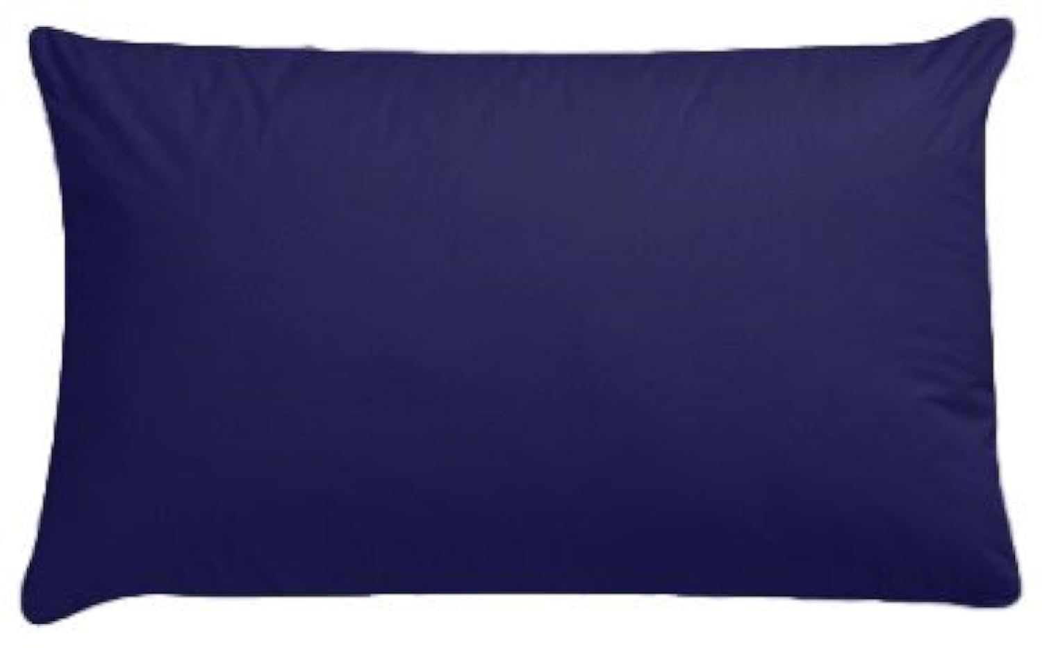 Luxury Polycotton Pair of Plain Pillowcase, 49cm x 74cm - Navy, Pack of 2 โ image 1