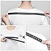 Tape Measure Body Measuring Tape, 120 Inch Soft Fabric Measuring Tape for Sewing Cloth Measurement, Double Scale Tailor Ruler for Weight Loss Medical Measurement Nursing Craft(White/Black)