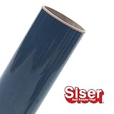 Siser EasyWeed HTV 11.8" x 6ft Roll - Iron on Heat Transfer Vinyl (Navy Blue)