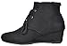 DREAM PAIRS Women's Ramona Black Low Wedge Heel Ankle Bootie Size 7 M US