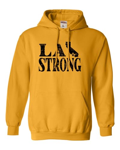 3X-Large Gold Mens LA Strong Los Angeles California