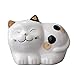 Birsppy YOURNELO Exquisite Ceramic Animal Pen Pencil Holder Desk Organizer Accessories (Recumbent Cat)