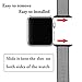 HILIMNY Hailan Band for Apple Watch Series 1 / 2 / 3,Newest Design Fine Woven Nylon Wrist Strap Replacement with Classic Buckle for iwatch,42mm,Black Check