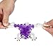 Nacome Novelty 6cm Bead Stress Ball Sticky Squeeze Frogs Squeezing Stress Relief Toy (Purple)