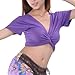 BellyLady Belly Dance Short Sleeved Wrap Top