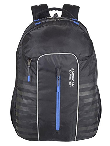 American Tourister Black Laptop Backpack ( AMT SONGO+ SCH BAG 03-BLACK )