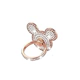 Universal Phone Ring Bracket holder ,UCLL New Design Diamond Cute Luxury Cat shape Crystal Finger Grip Stand Holder Ring Phone Ring Grip Creative Gift (Pink)